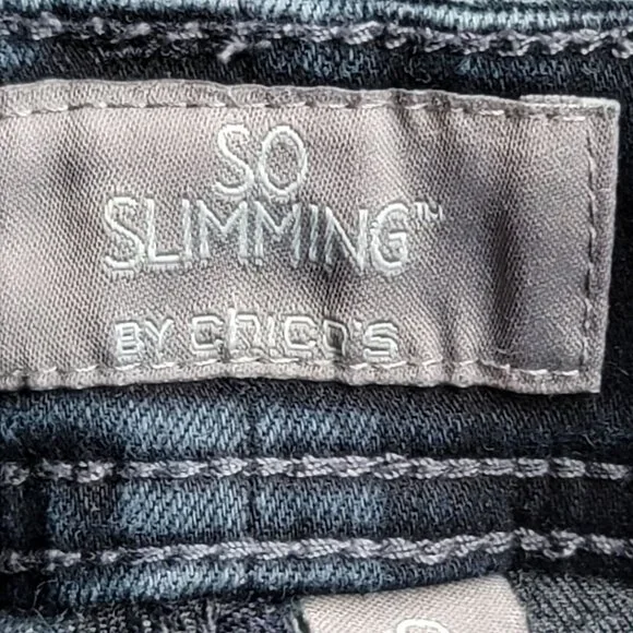 So Slimming By Chico's Women's Denim Jeans. 4 (chico's 0) - Picture 5 of 6